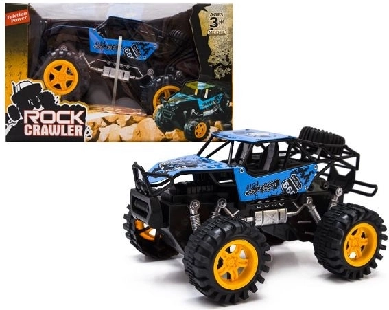 Voiture tout-terrain bleue
