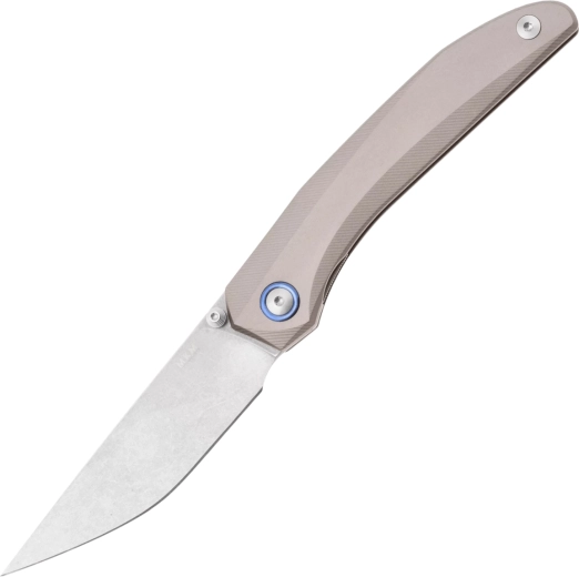 Couteau pliant EDC MKM Detonario M390, manche en aluminium gunmetal