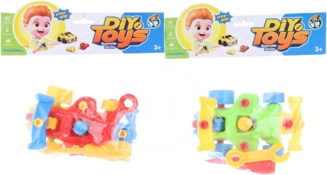 Voiture de formule en plastique à visser pour enfants