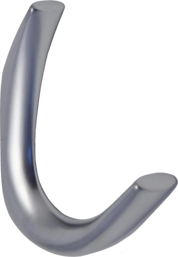 Porte-manteau Elegant II, chrome mat 50 × 60 mm