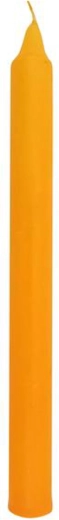 Bougie bistro 24 cm orange