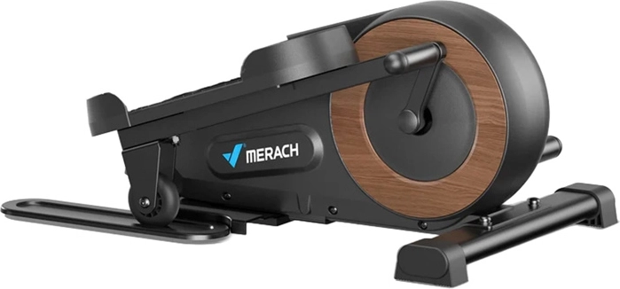 Merach mini entraîneur elliptique 2 en 1 noir