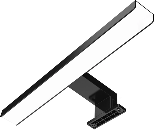 Éclairage LED de salle de bains Solight au-dessus du miroir 3-en-1, 7 W, 4000 K, IP44, 40 cm, noir