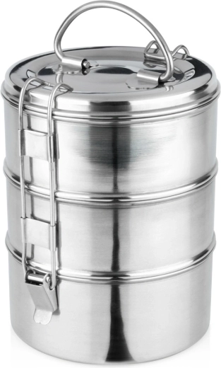 Gamelle en inox Vilde à 3 étages – 3 × 900 ml