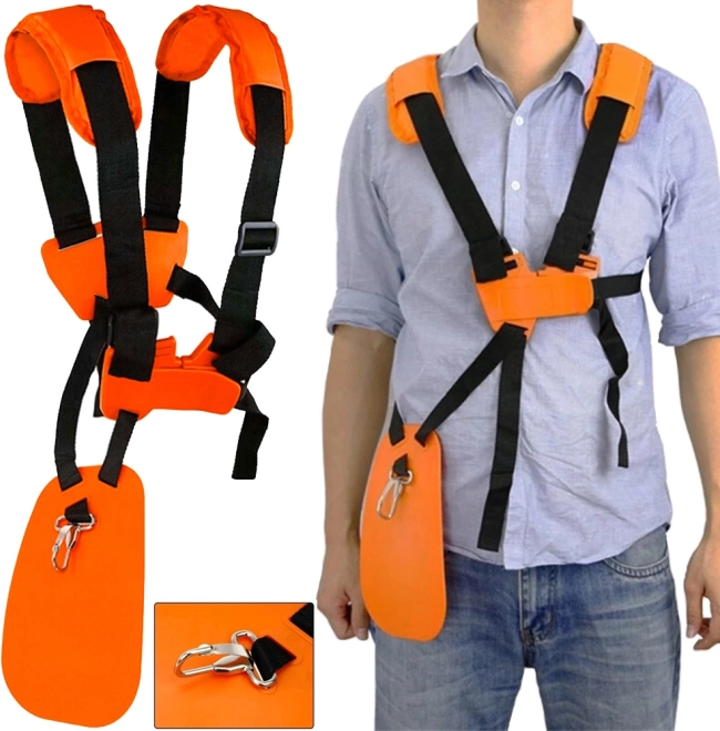 Harnais confortable réglable pour débroussailleuses à essence