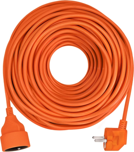 Câble de rallonge Solight avec coupleur, 1 prise, 40 m, 3 × 1,5 mm², orange