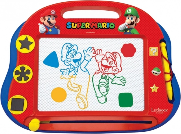 Tablette de dessin magnétique multicolore Super Mario