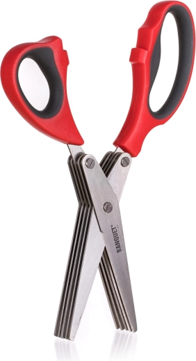 Ciseaux à herbes 21 cm Culinaria rouges