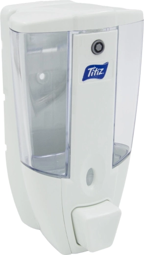 Distributeur mural de savon 0,45 l blanc/transparent - 1 pièce