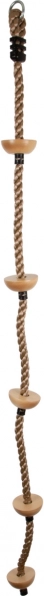 Corde d'escalade pour enfants avec supports en bois