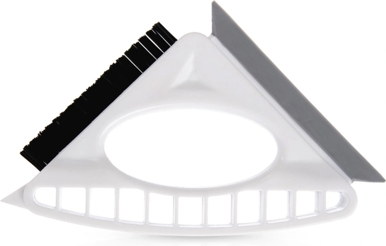 Brosse nettoyante multifonction 3‑en‑1 avec grattoir et raclette 19,5 × 2 × 12 cm