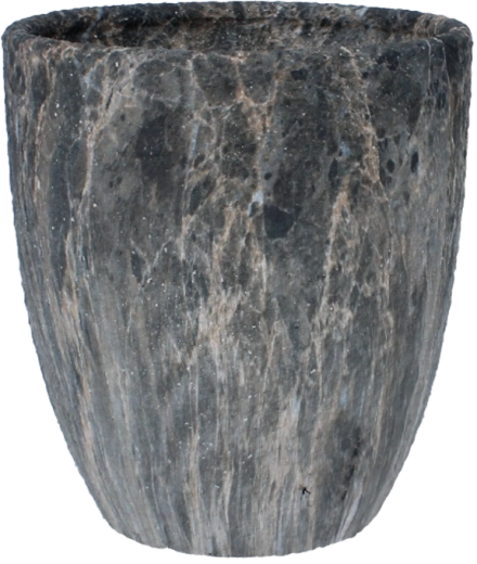 Cache-pot en céramique avec effet marbre 20,5 × 20,5 × 23 cm