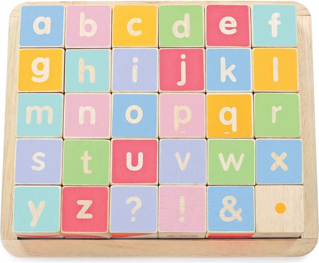 Cubes éducatifs en bois ABC Le Toy Van