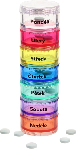 Pilulier hebdomadaire pour 7 jours lundi–dimanche