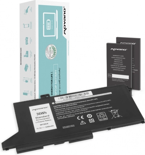 Batterie Movano pour Dell Latitude 5520/5420 et Precision 3560, 36 Wh
