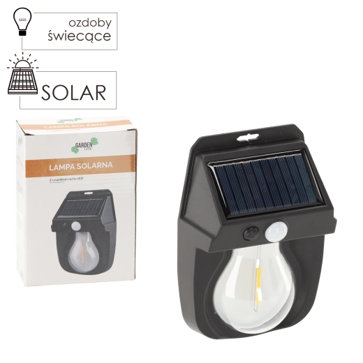 Applique LED solaire avec détecteur de mouvement