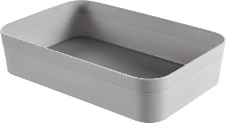 Organisateur de tiroir INFINITY 15 × 15 × 5 cm, plastique gris