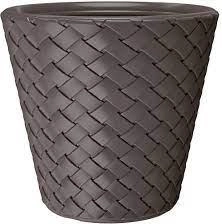 Pot Matuba, marron foncé, 30 cm