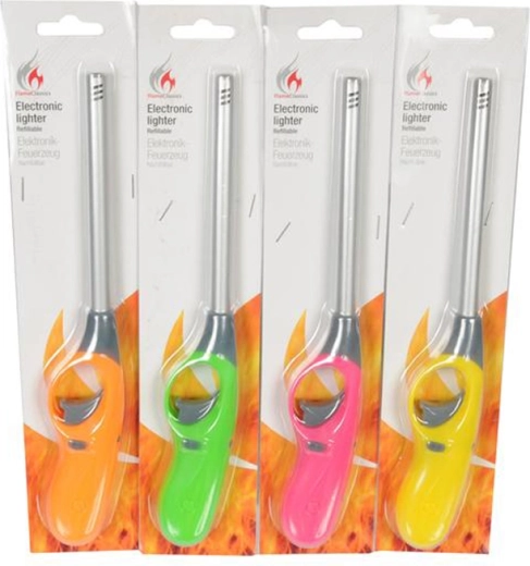 Allume-gaz 25 cm – long allume-cuisine et barbecue (assortiment de couleurs)