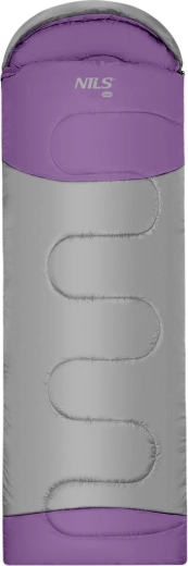 Sac de couchage Nils Camp – couverture, gris‑violet