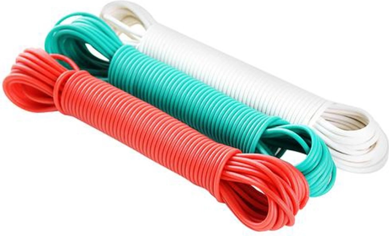 Corde à linge avec câble en acier 20 m