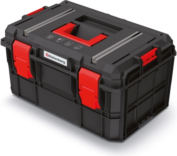 Coffre à outils Kistenberg X BLOCK TECH, 546 × 380 × 307 mm, noir