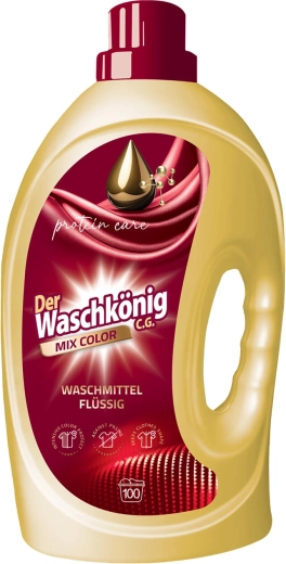 Gel de lessive Waschkönig Color 3 l (100 lavages)