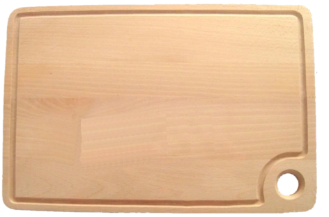 Planche à découper en bois de hêtre 45 × 30 cm