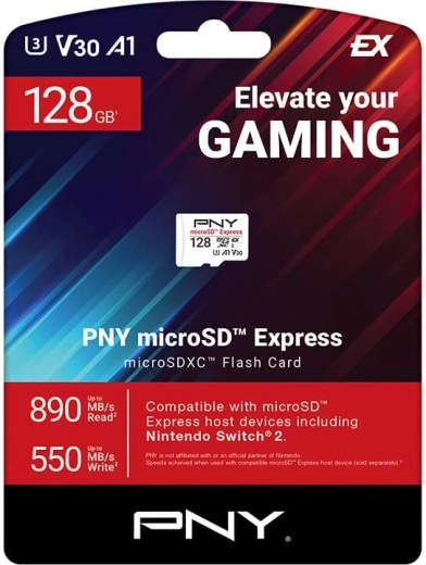 Carte PNY microSD Express 128 Go - 1 pièce