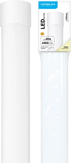 Luminaire LED linéaire Modee Batten 40 W 1200 mm IP20 4400 lm blanc neutre