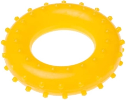 Disque de massage de rééducation Fizjo à picots, jaune, 7,2 cm