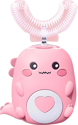 Brosse à dents sonique pour enfants Renew Force 360° avec embout en U, rose
