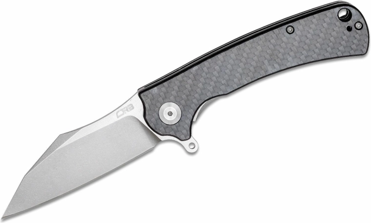 Couteau de poche CJRB Talla Carbon Fiber, gris, fibre de carbone, 8,7 cm