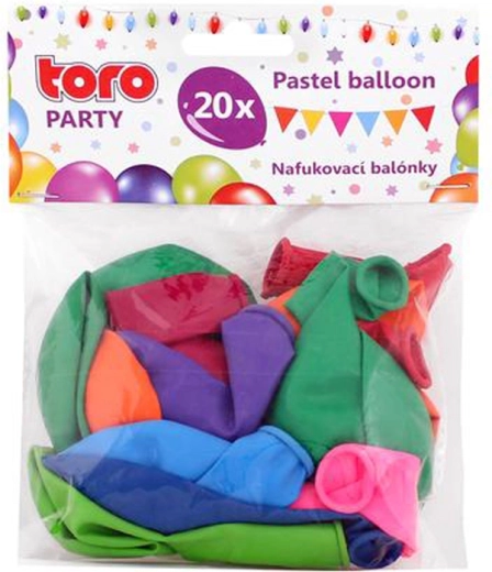 Ballons pastel TORO 23 cm, 20 pcs