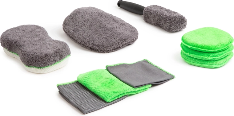 Kit d’éponges en microfibre pour le lavage de voiture