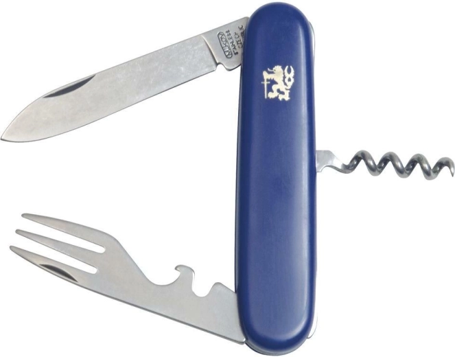 Couteau de poche pliant Mikov Stovka 100-NH-3 V, bleu