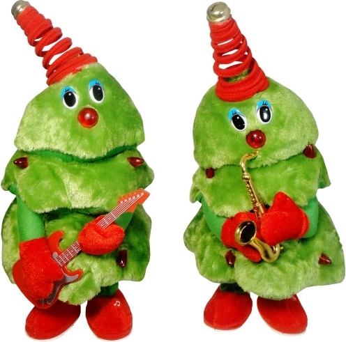 Sapin de Noël dansant et parlant avec musique