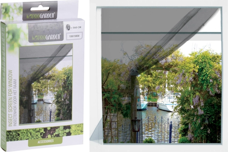 Moustiquaire magnétique pour fenêtre 150 × 130 cm