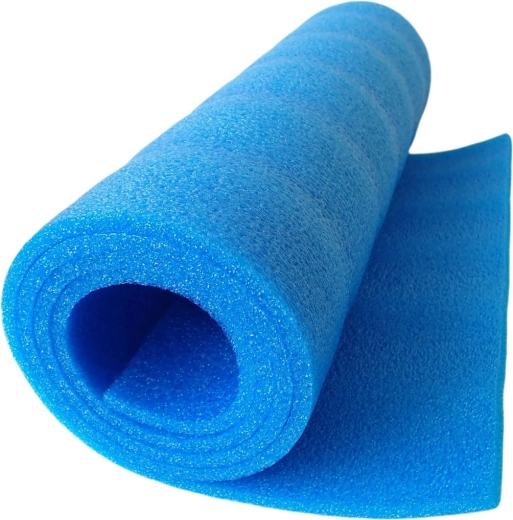 Tapis de sol Acra pour l’exercice 180 × 50 cm, 8 mm, bleu - 1 pièce