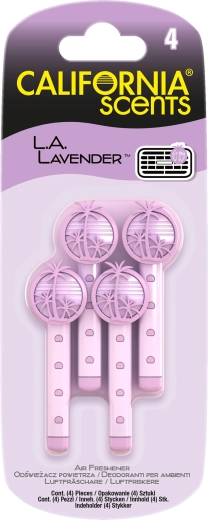Désodorisant voiture pour grille d’aération L.A. Lavender – CALIFORNIA SCENTS