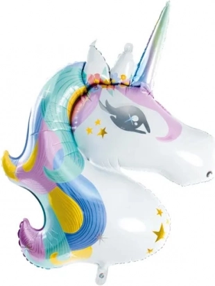 Ballon en aluminium Licorne 73cm x 90cm
