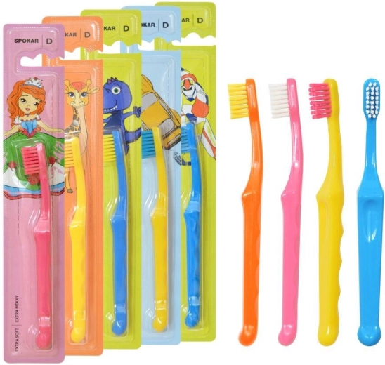 Brosse à dents pour enfants extra souple
