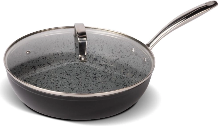 Poêle en granit Lamart avec couvercle 28 cm
