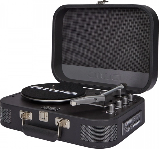 Tourne-disque portable en valise VPX-1951 au style vintage