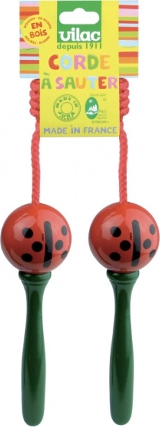 Corde à sauter Coccinelle par Vilac