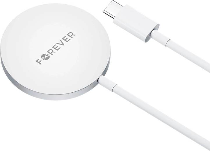 Forever MAWC-100 chargeur sans fil magnétique 15 W, gris