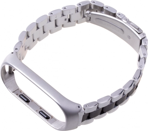 Bracelet Xiaomi Mi Band 3 / Xiaomi Mi Band 4 - argent et noir