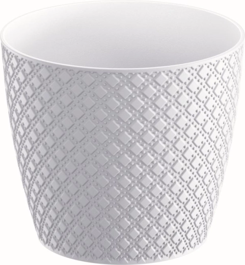 Cache-pot ORIENT 25,8 cm blanc