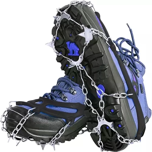 Crampons antidérapants à pointes pour chaussures, taille L 41–44