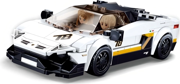 Sluban ModelBricks ItalSport blanc